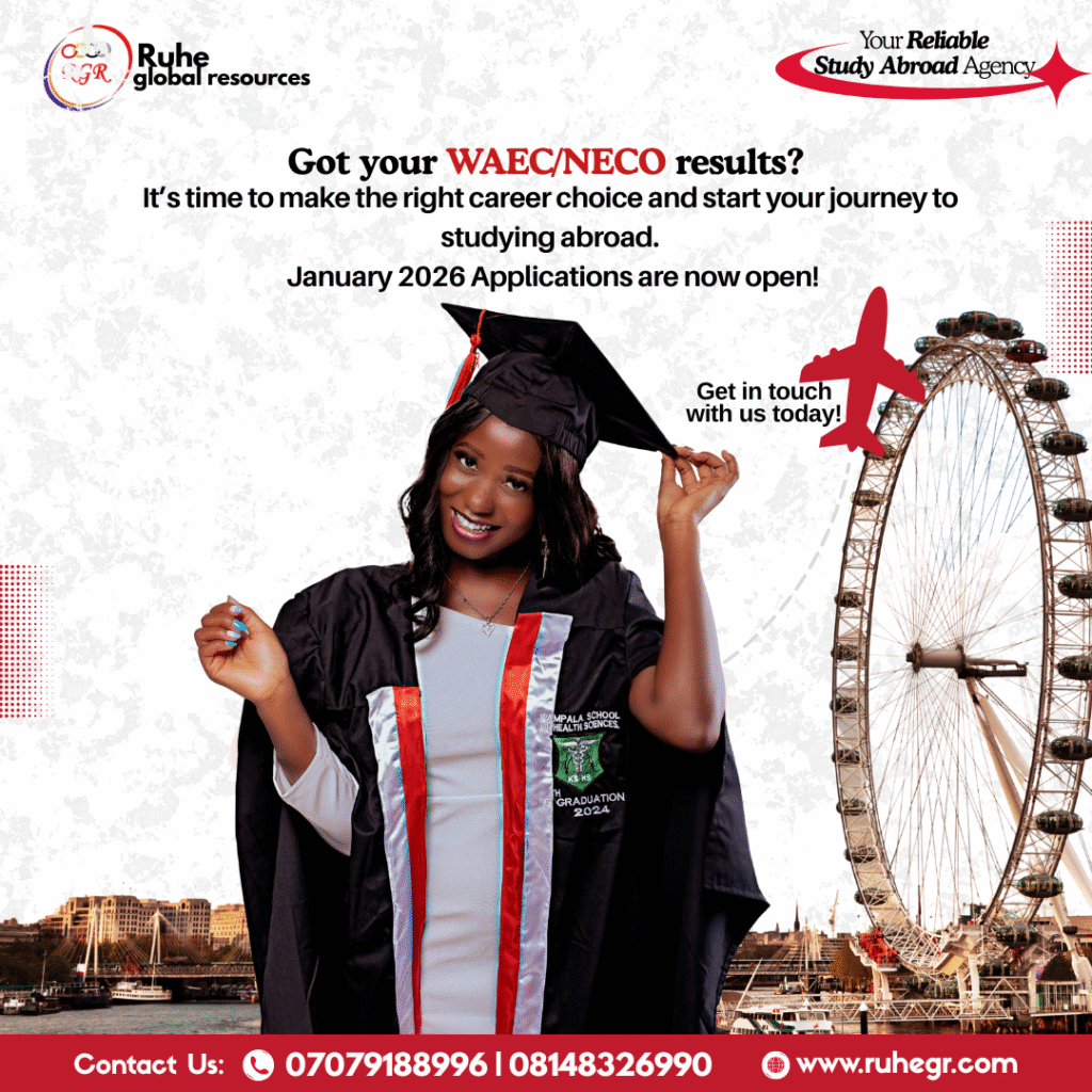 What are the requirements to study abroad with WAEC/NECO?